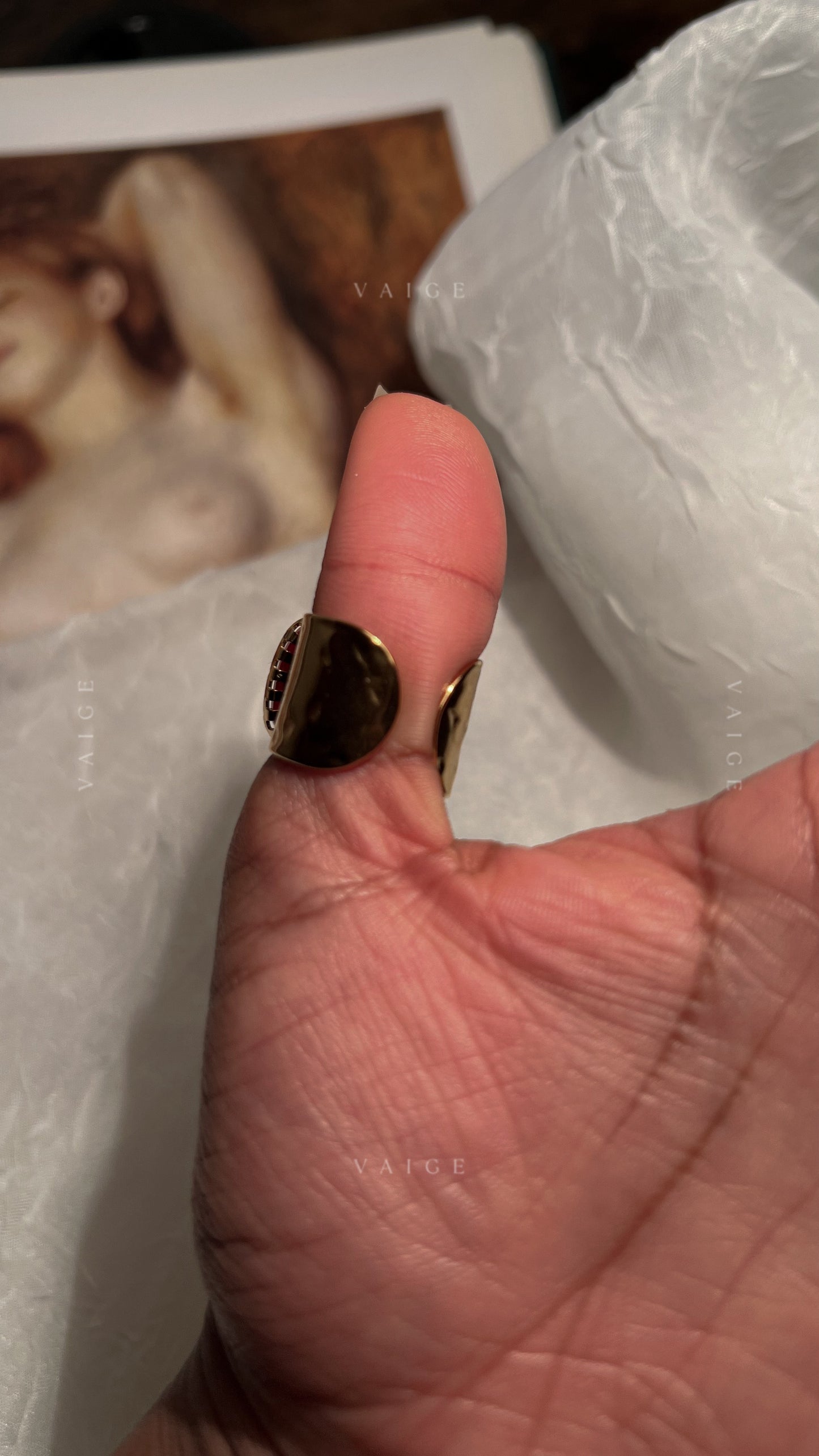 Zareth gemstone ring