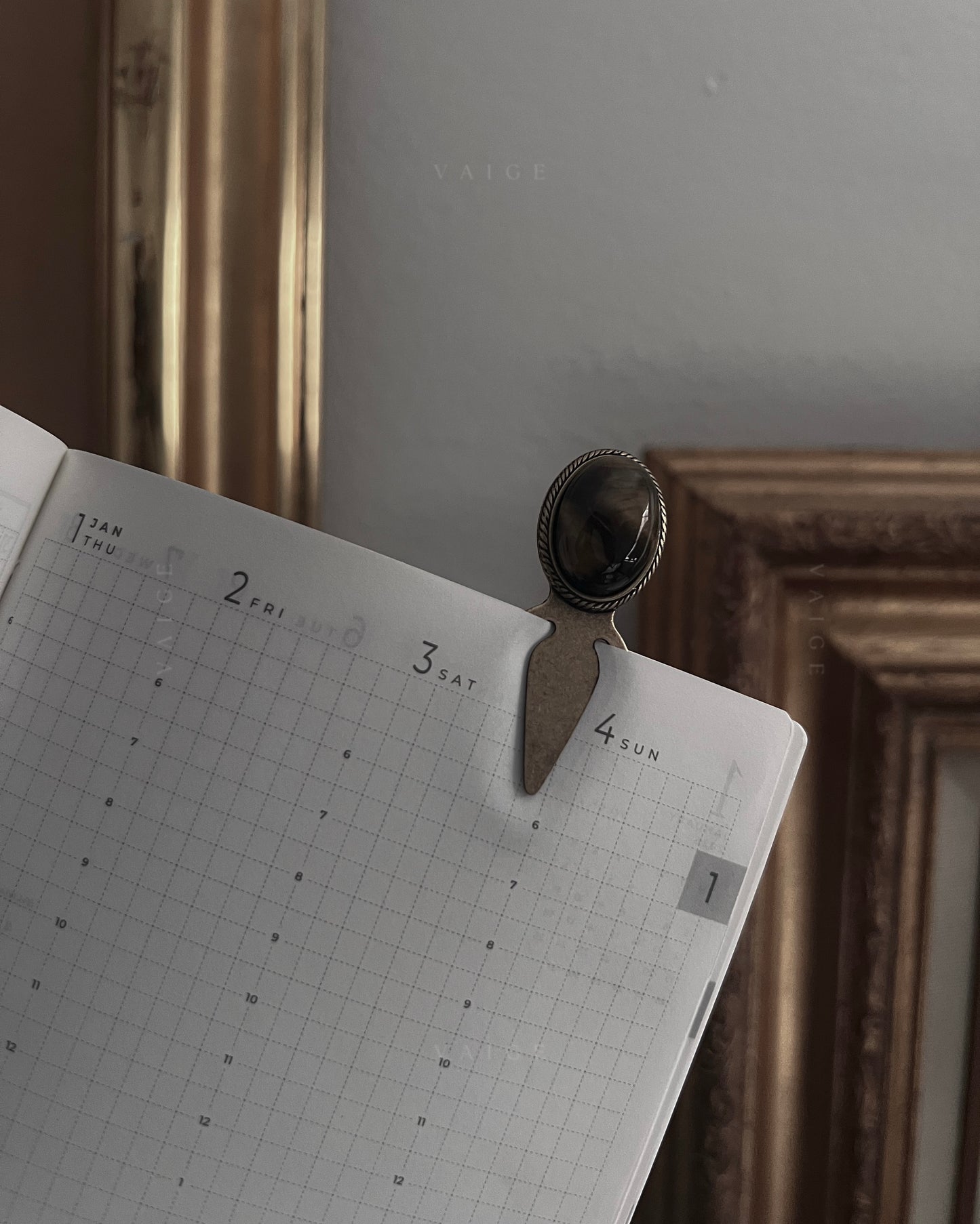 Maribel Bronze Tigers Eye Bookmark