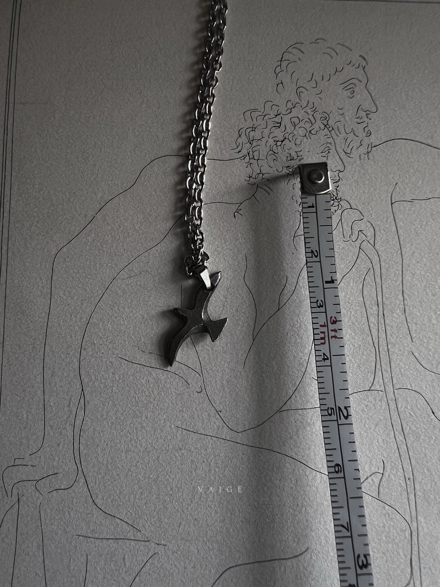 VAIGE One of One | Vintage Bird Silver Necklace
