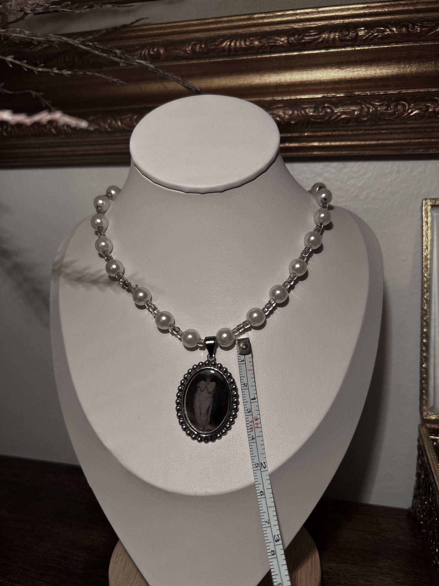 VAIGE Crenaia, the nymph of the Dargle sculpture Frederic Leighton Necklace