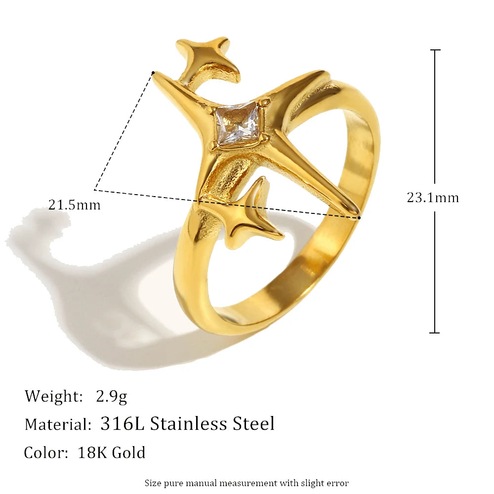 Selene Star Ring