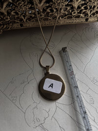 VAIGE  Lovers Eye Gold Circle Necklace [A]