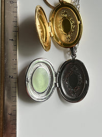 Orange Cat Locket Necklace