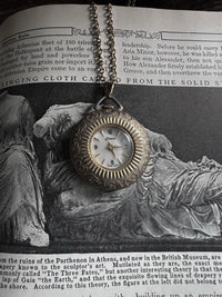 VAIGE One of One |  Vintage Endura Swiss Made Pocket Watch Gold Necklace