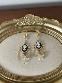 Francelly cameo earrings