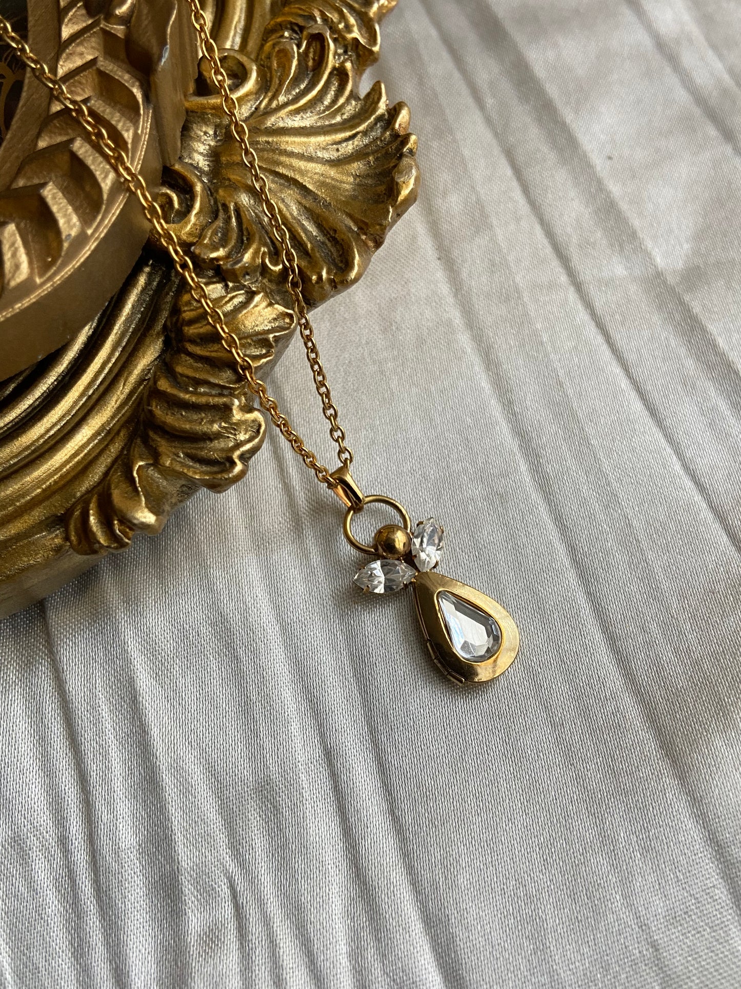 One-of-one | vintage angel locket Necklace