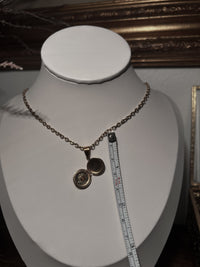 VAIGE One of One | Four leaf clover zirconia gold locket necklace
