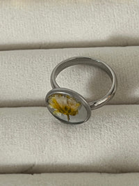 Dried flower ring