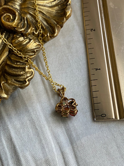 One-of-one | vintage dainty flower Necklace