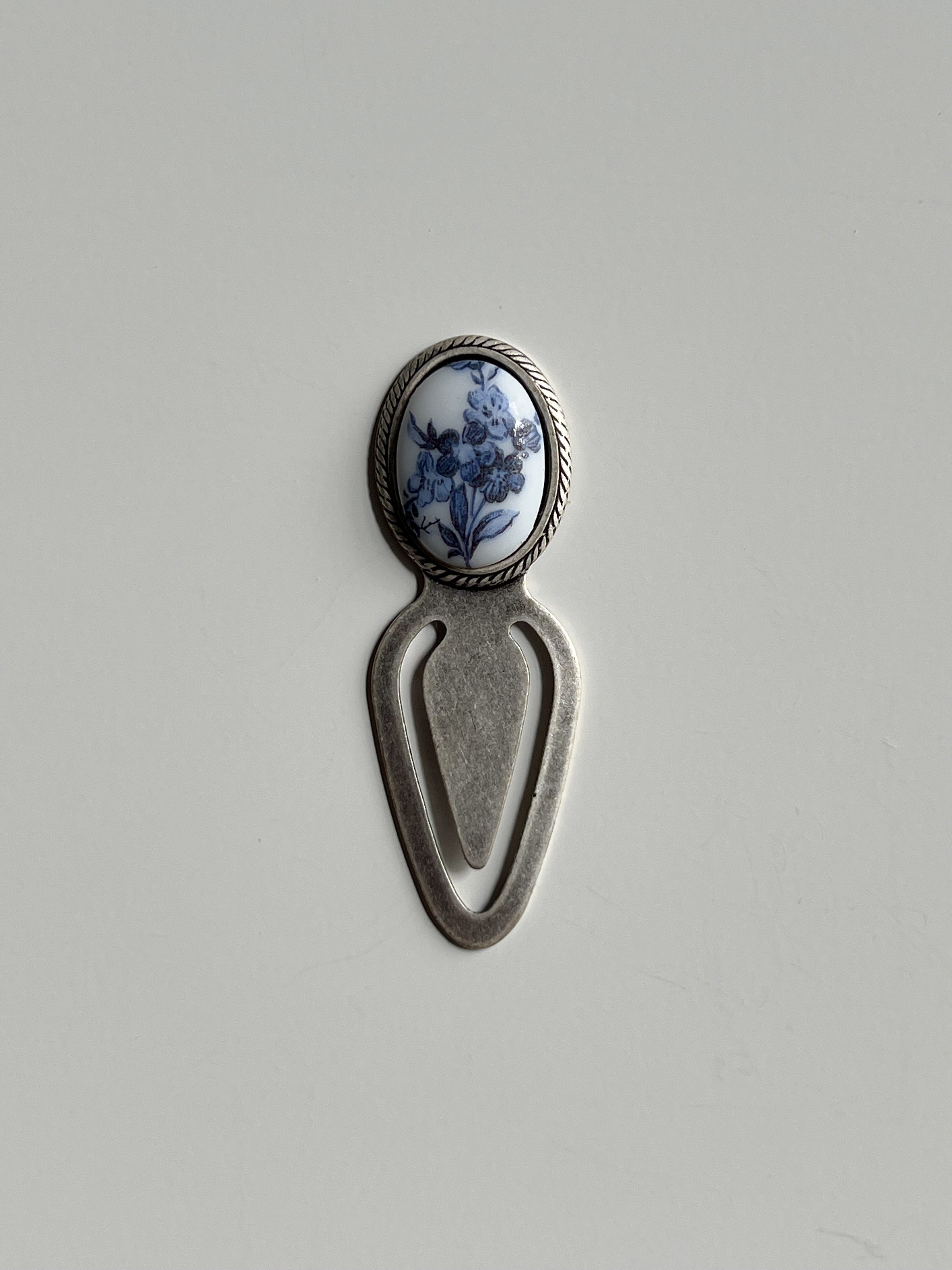 Blue Flowers Bookmark