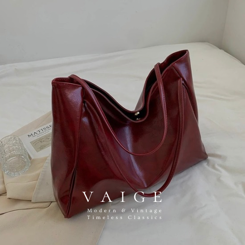 Nova Tote Soft Vegan Leather Shoulder Bag