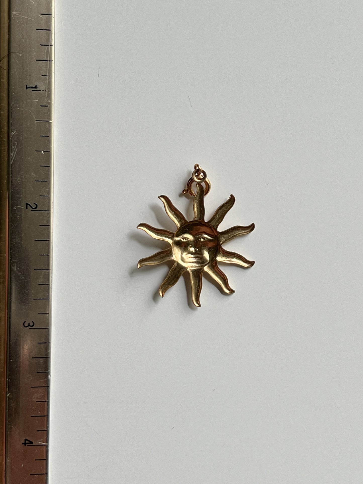 Sun Visage Journal Charm