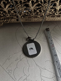 VAIGE  Lovers Eye Silver Circle Necklace [E]