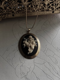 VAIGE  Three Cherub Gold Necklace