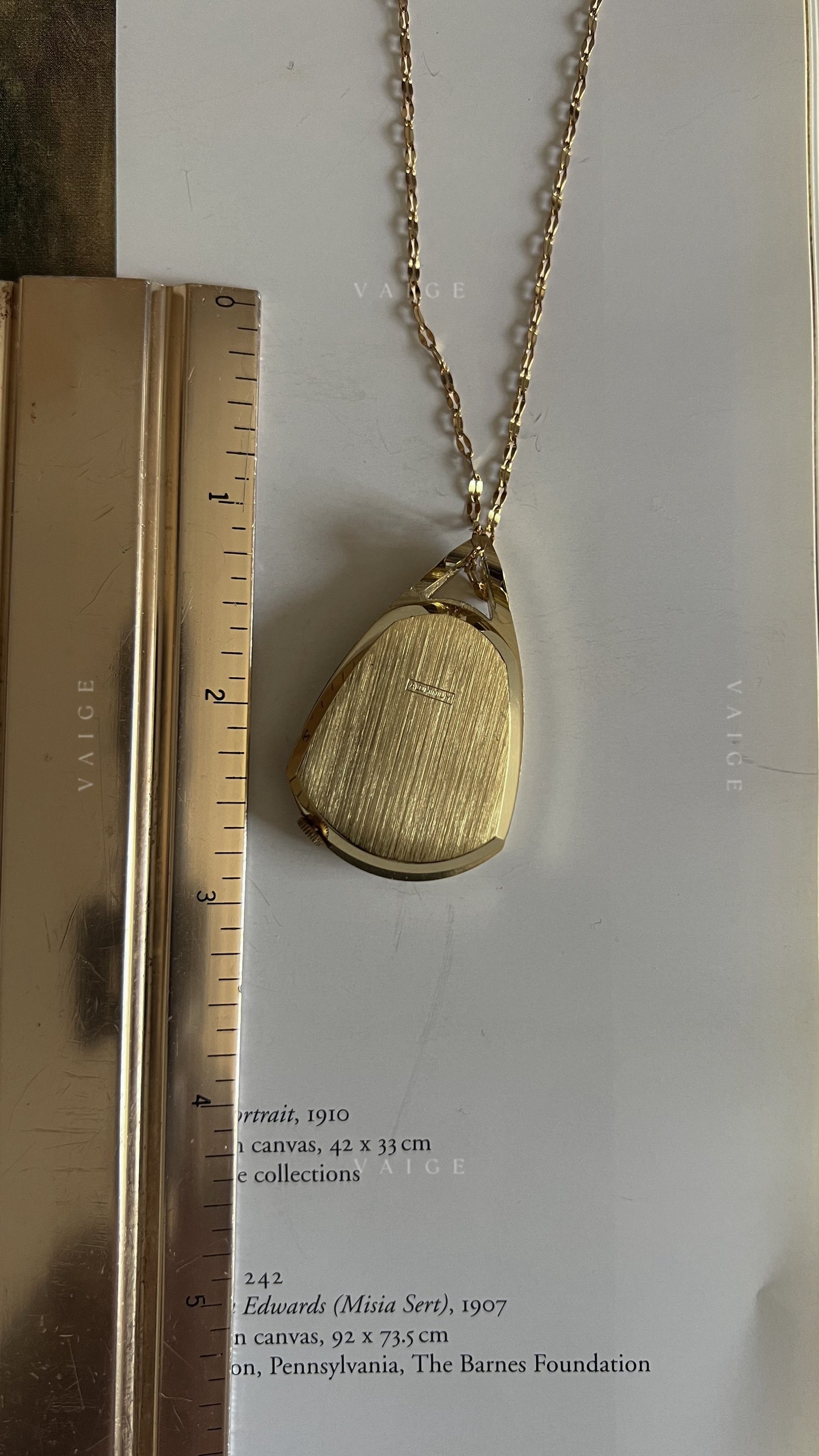 Vintage sheffield pocket watch necklace