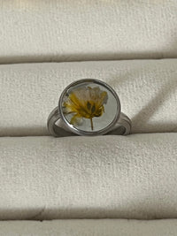 Dried flower ring