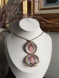 VAIGE One of One | Vintage Hexagon Gold Locket Necklace