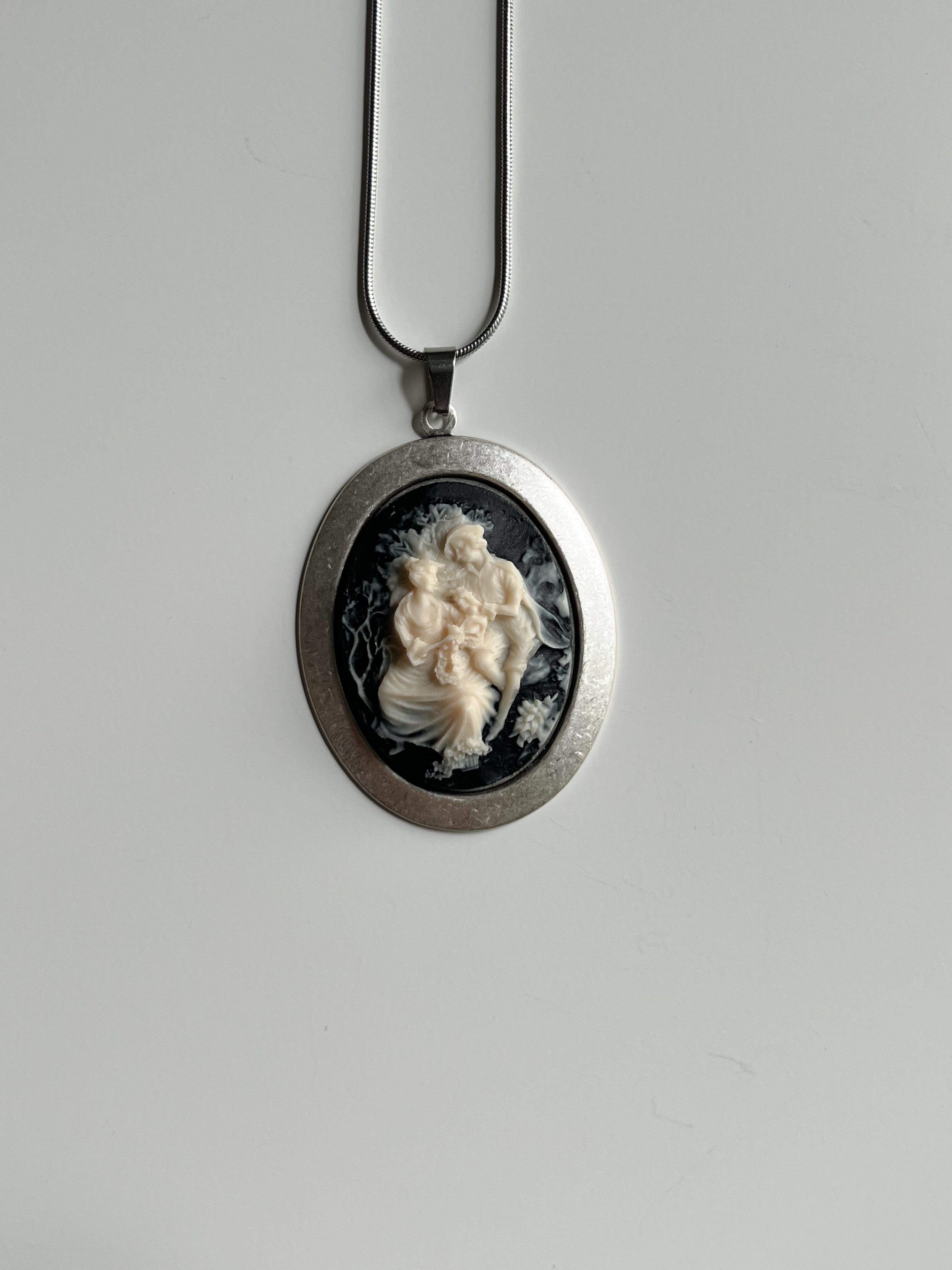 Courting Couple Necklace
