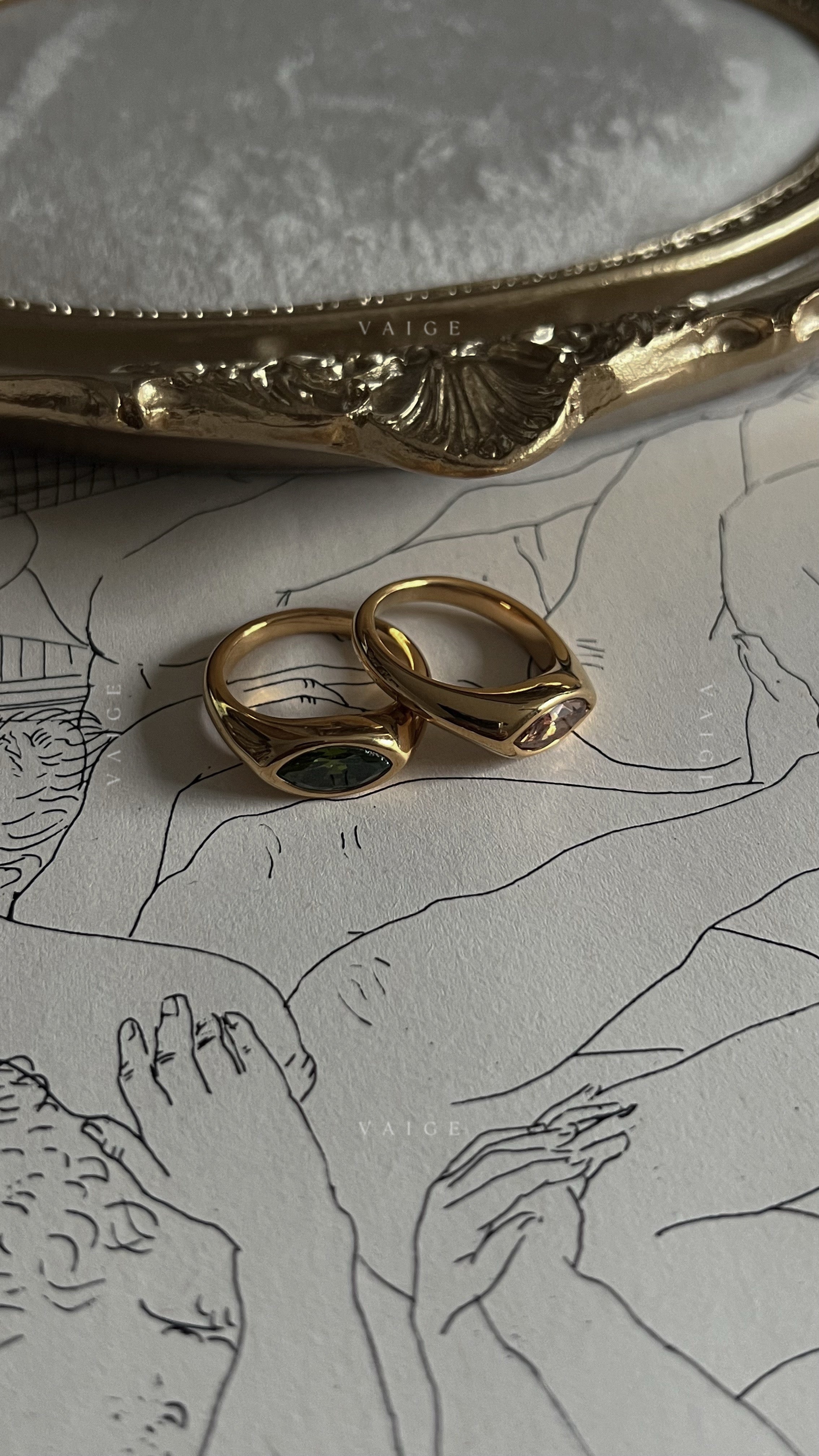 Linnea Eye Zircon Ring