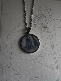 VAIGE  Bluebell Flower Silver Necklace