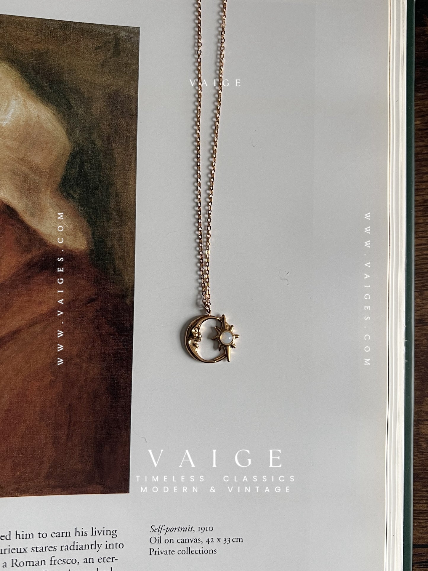 Selene Moon Necklace