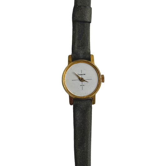 One-of-one | suede Swiss watch
