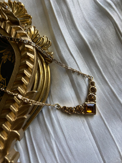 One-of-one | vintage gem necklace