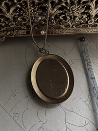 VAIGE  Cat Cameo Gold Necklace