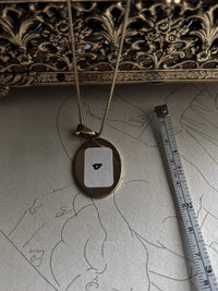 VAIGE  Lovers Eye Gold Oval Necklace [D]