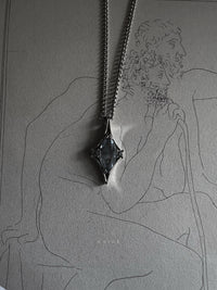 VAIGE One of One |  Vintage 1976 Avon Blue ‘Crystal Palace’ Silver Necklace