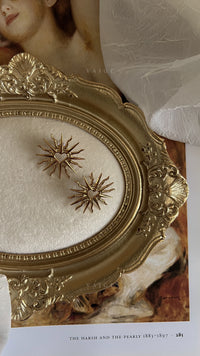 Zephyra sun heart earrings