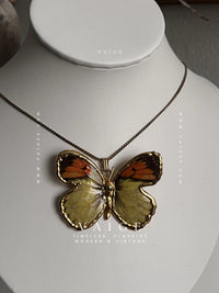 VAIGE One of One | Gold Dipped Butterfly Necklace