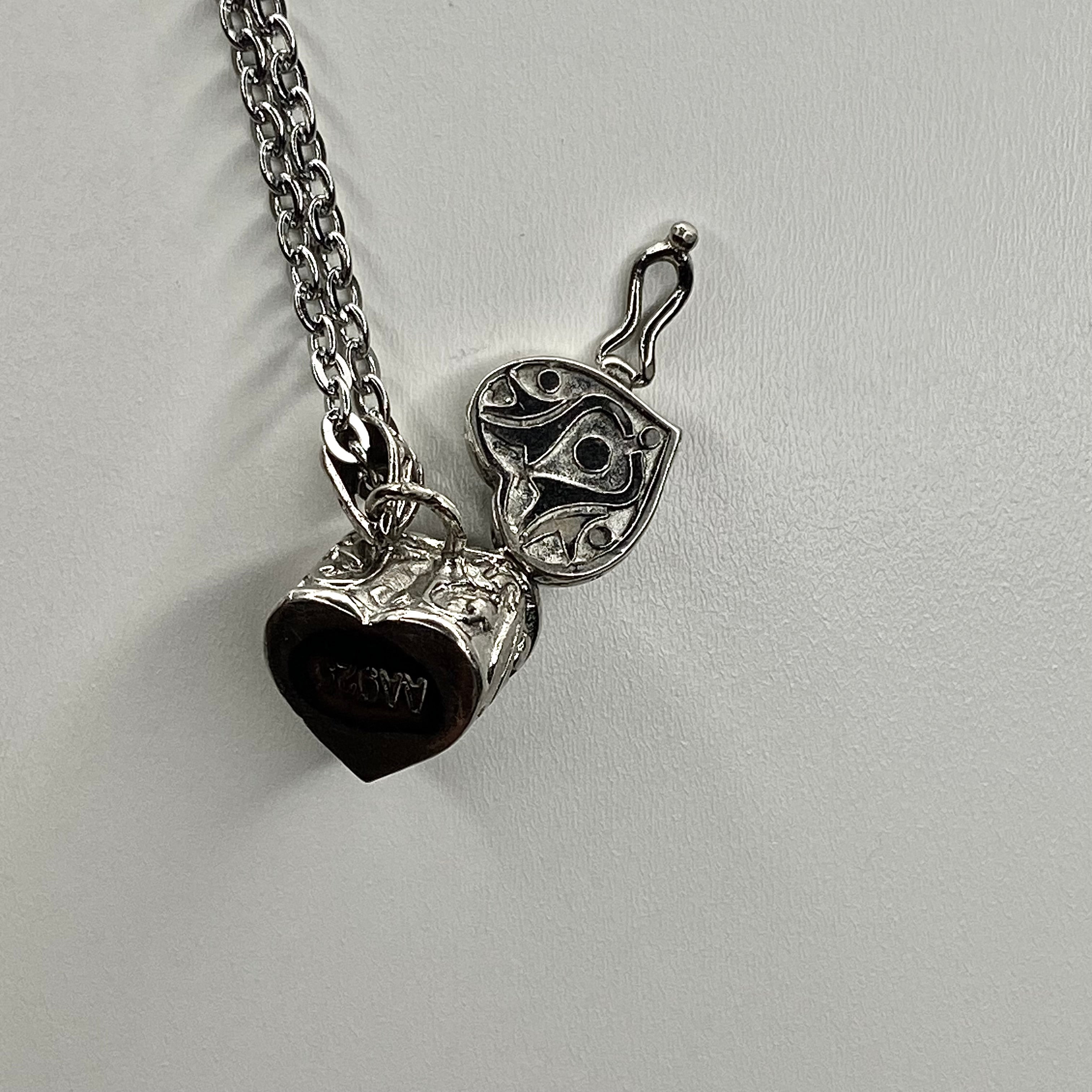 925 silver  heart  pendant necklace • 16-18in — Vintage Collection • only 1 available • View all photos; item is thrifted/vintage and may show flaws.