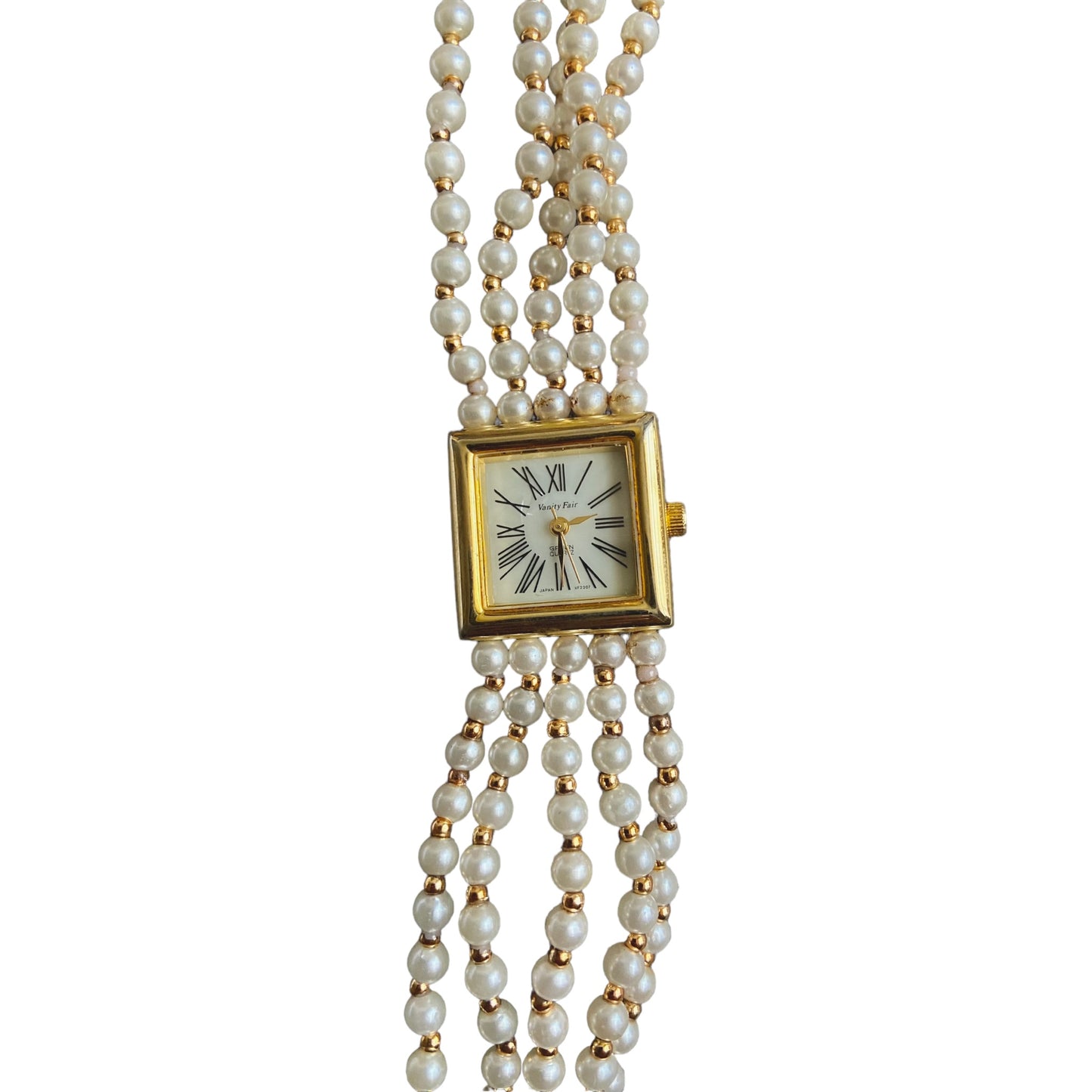 One-of-one | vanity fair gruen quartz pearl watch