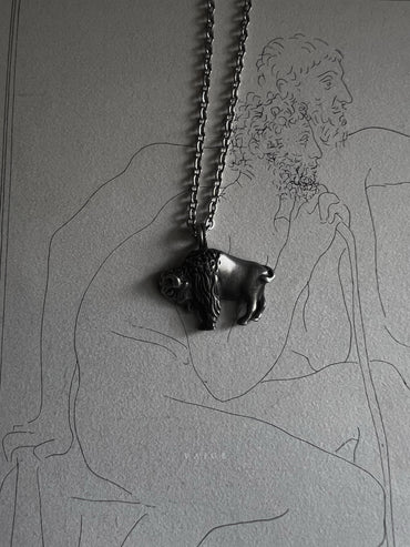 VAIGE One of One |  Vintage Avon Buffalo Silver Necklace