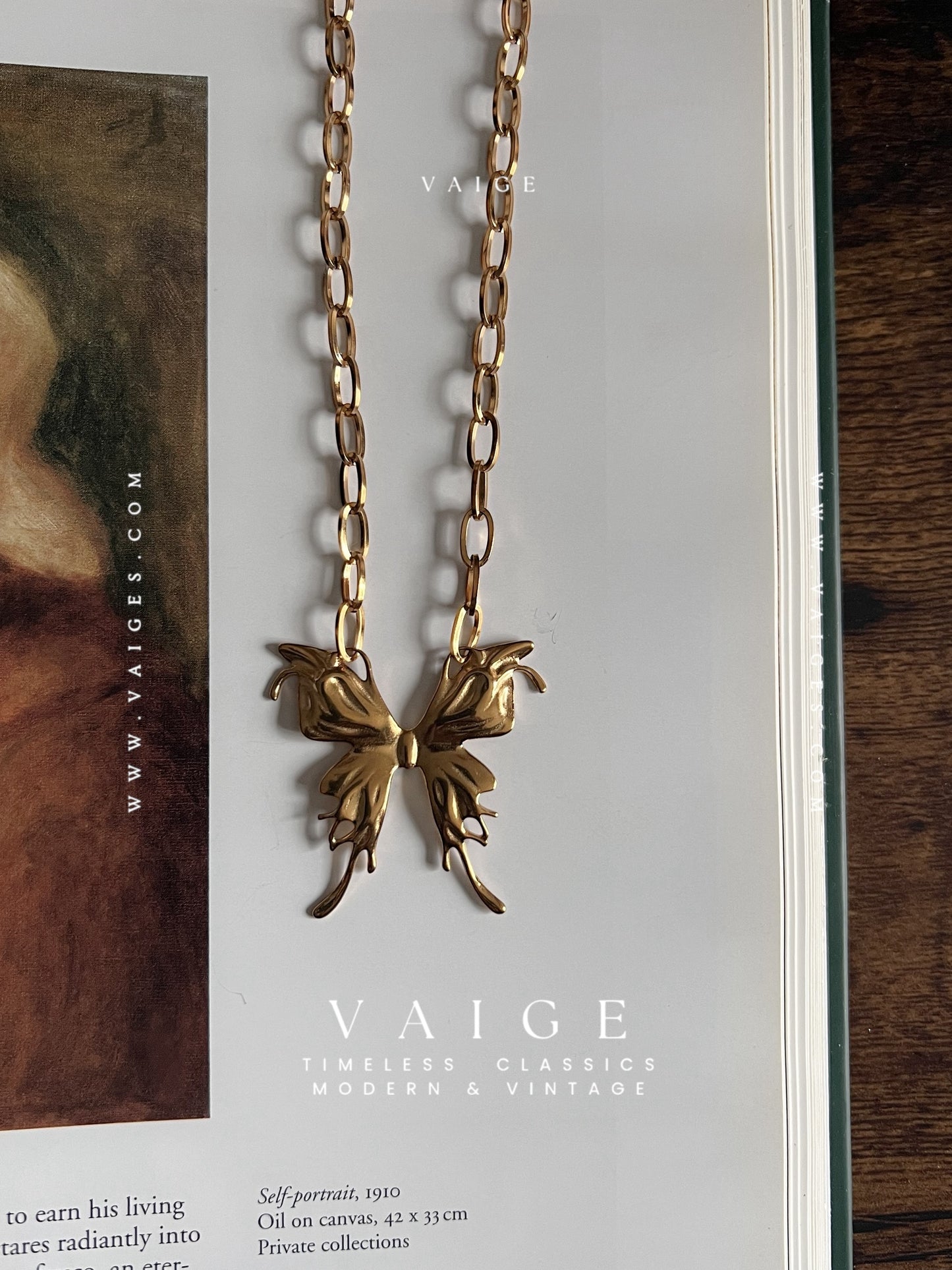 Aurelia Butterfly Necklace