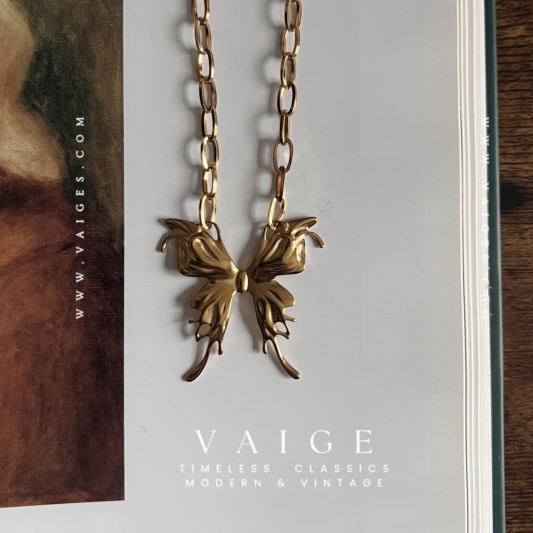 Aurelia Butterfly Necklace