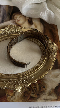 1920s antique vintage art deco cameo bow bracelet