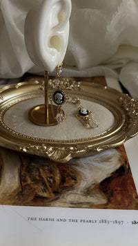 Natalia cameo earrings