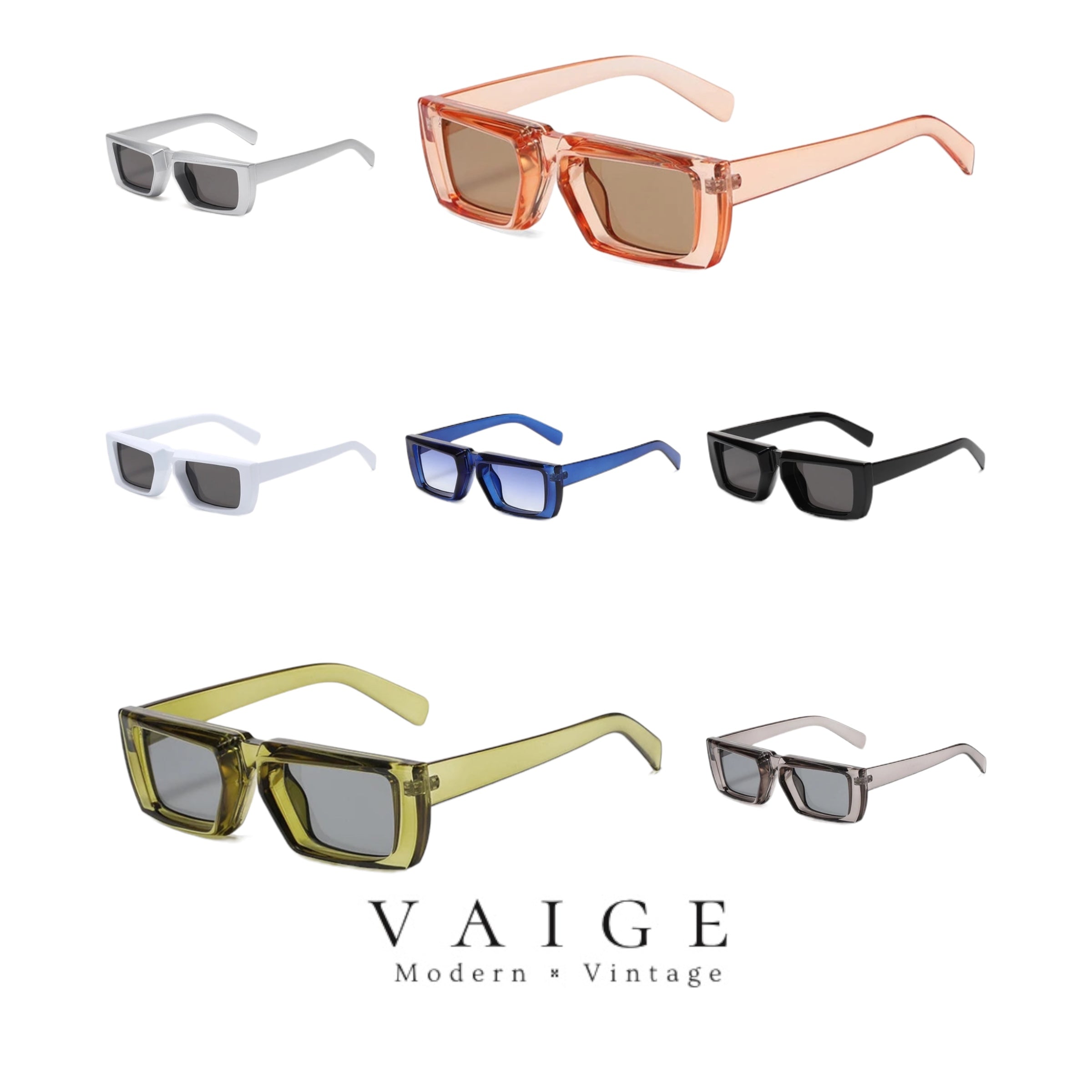 Alexi Rectangle Glasses UV400