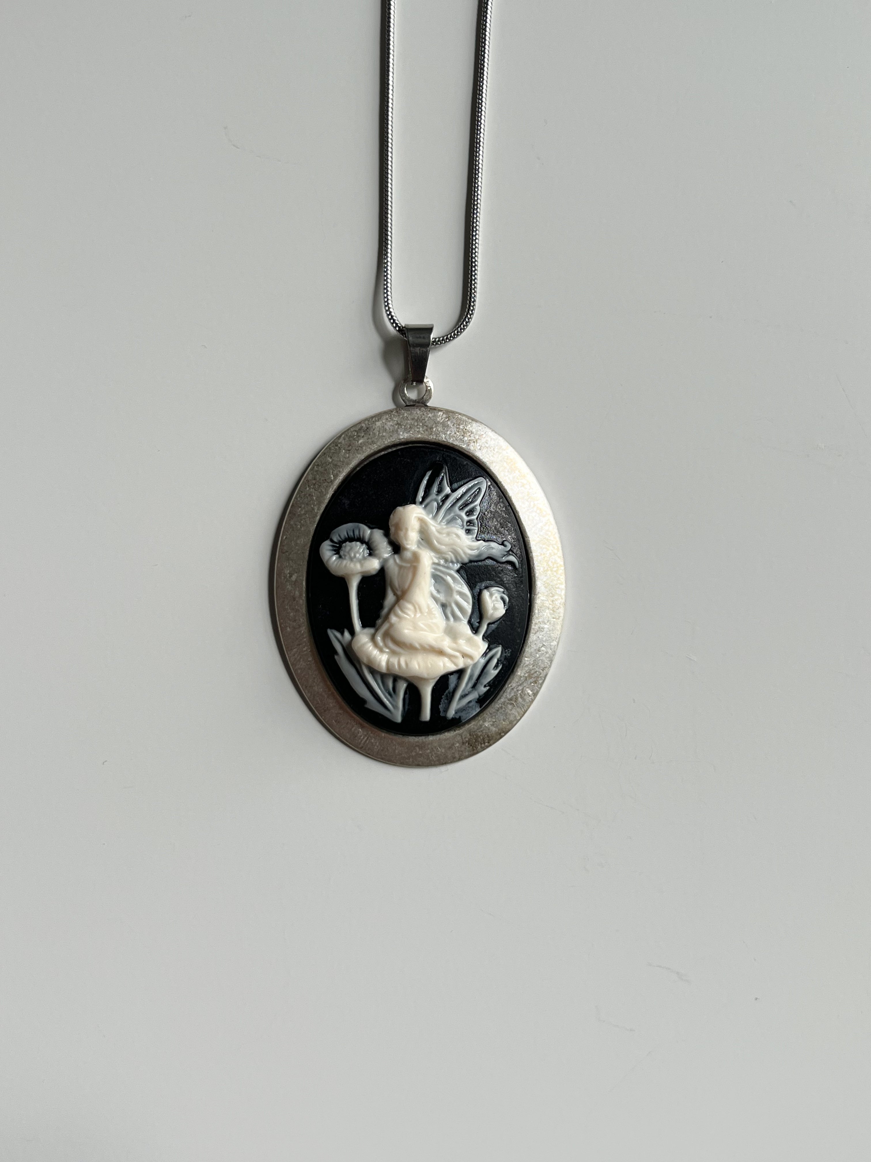 Fairy on Flower Necklace