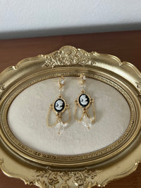 Francelly cameo earrings