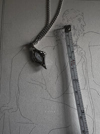 VAIGE One of One |  Vintage 1976 Avon Blue ‘Crystal Palace’ Silver Necklace