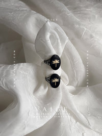 VAIGE  Dragonfly Cameo Silver Ring