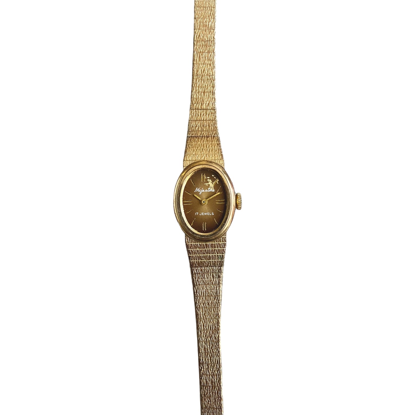 One-of-one | Majestine 17 jewels gold watch