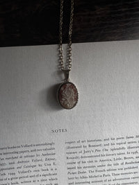 VAIGE One of One |  Vintage Orange Flower Locket Gold Necklace