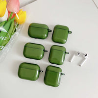 VAIGE Retro Green Silicone Earphone Case for Apple AirPods 1 2 3 Pro with Charging Box Compatibility