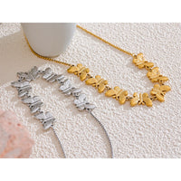 Metal Butterfly Stainless Steel Necklace