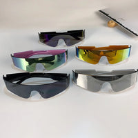 VAIGE Vibrant Rimless Sunglasses - Multicolor UV400 Protection