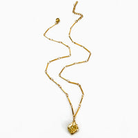 VAIGE Cherry Heart Pendant Necklace Gold Stainless Steel